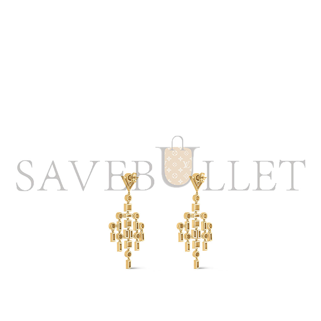 LOUIS VUITTON CHANDELIER EARRINGS M02179